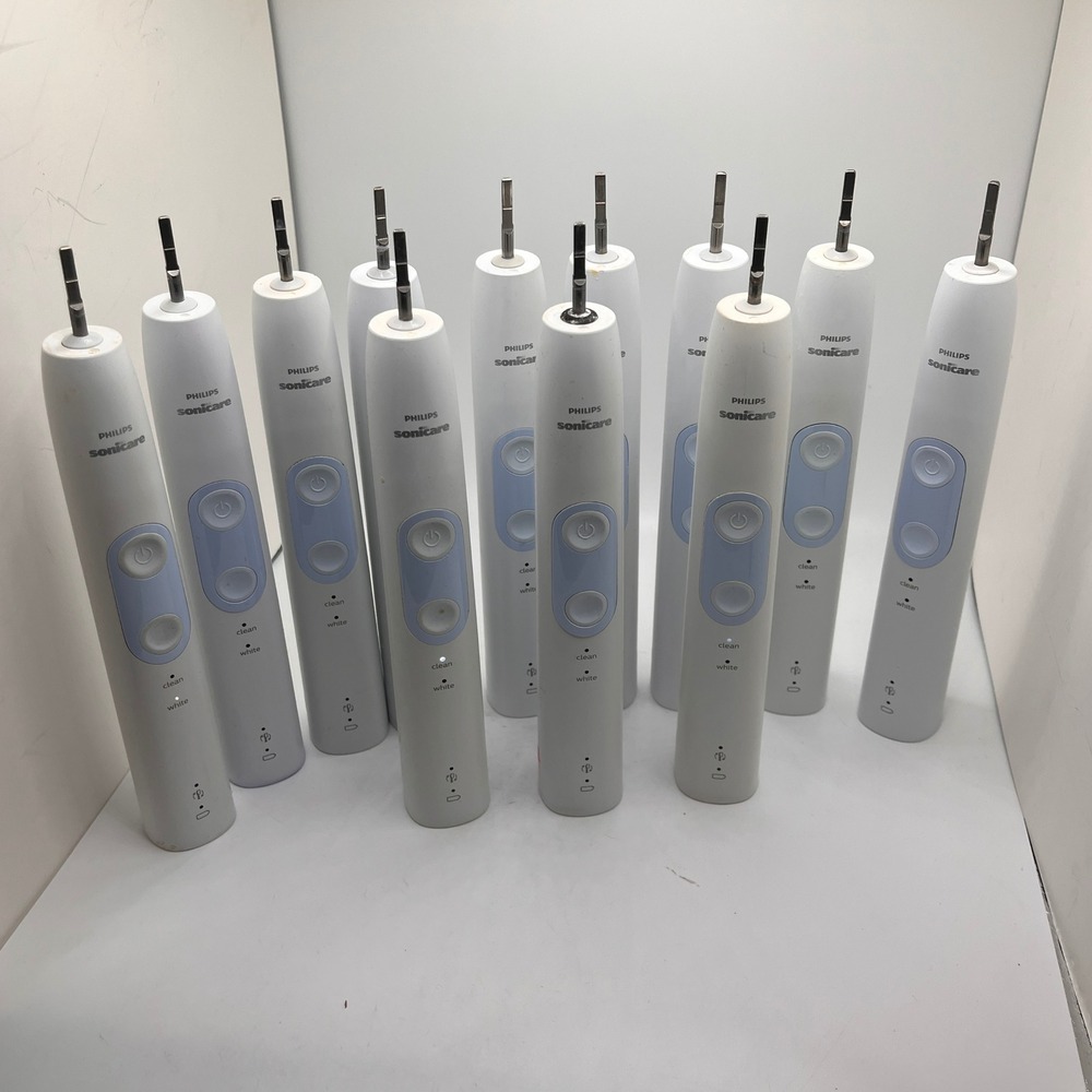 Lot of 12 Philips Sonicare Toothbrush Handle Unisex OS White HX686P 5100 Clean